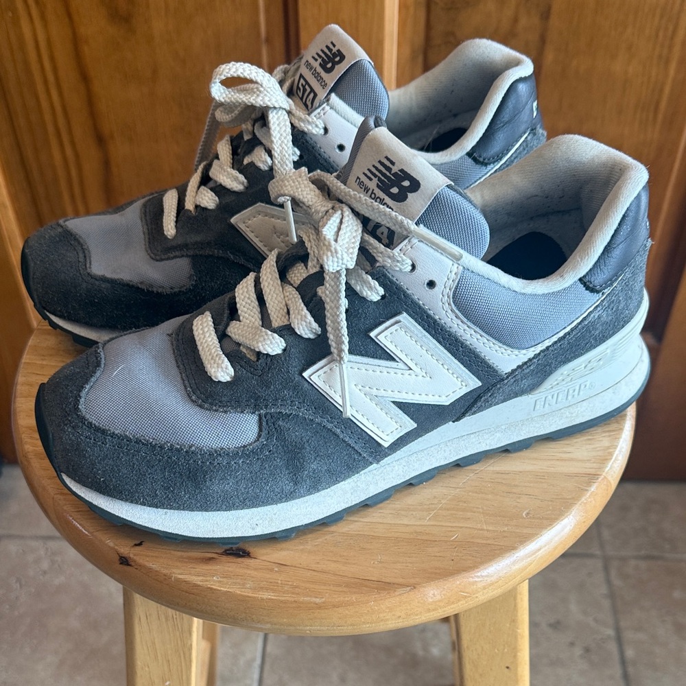 New Balance Charcoal and Light Gray Sneakers